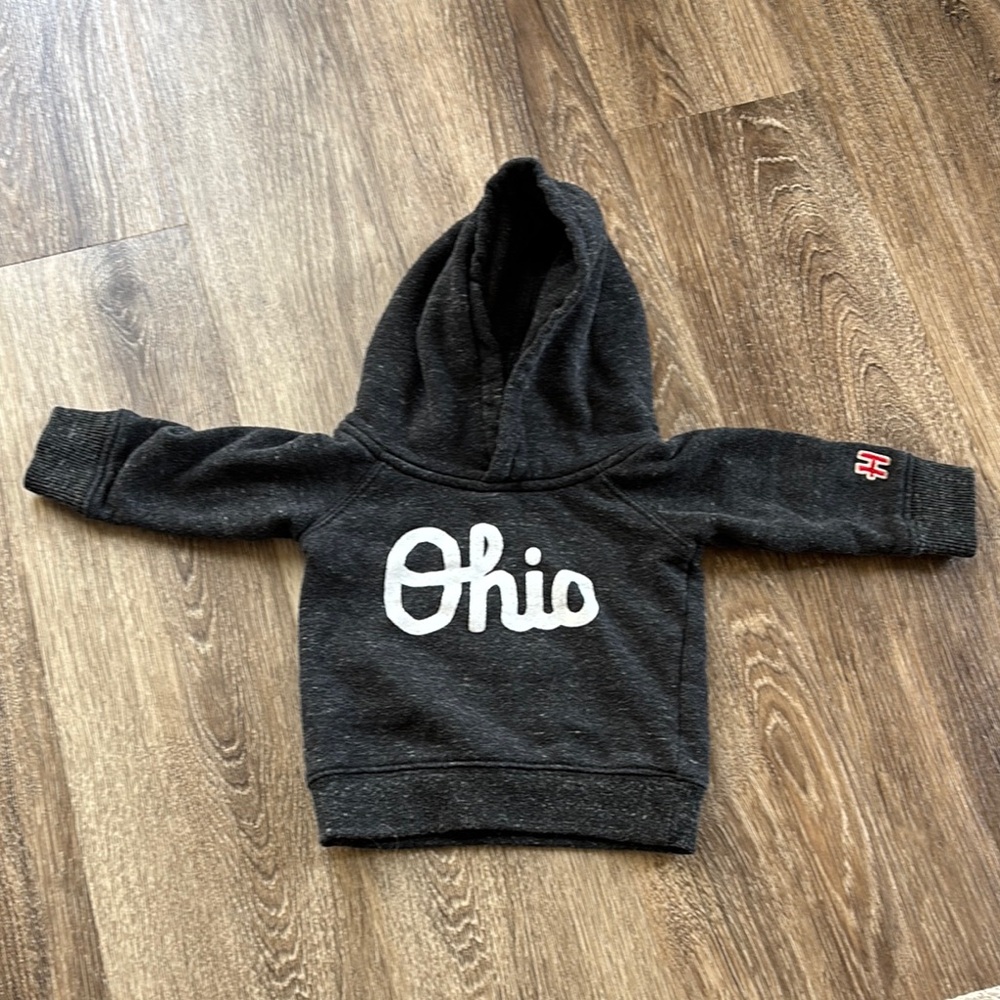 Homage Ohio Kids Black Hoodie